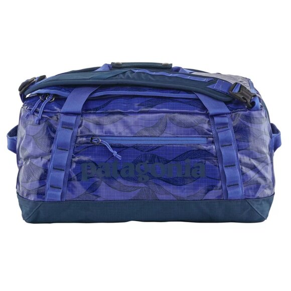 NWT Patagonia Black Hole Duffel 40L (Hello Waves Float Blue) - Picture 1 of 8